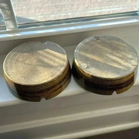 OTAGIRI Japanese Hand painted stoneware roadrunner ashtrays (2), mid-century MCM - Picture 8 of 10